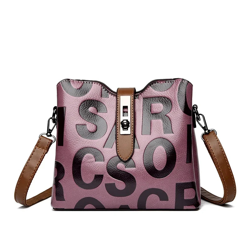 Sac à bandoulière de luxe en cuir pour femmes