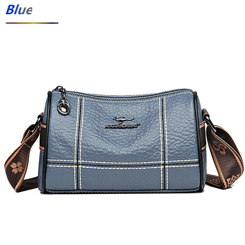 Sac à bandoulière en cuir PU pour femmes