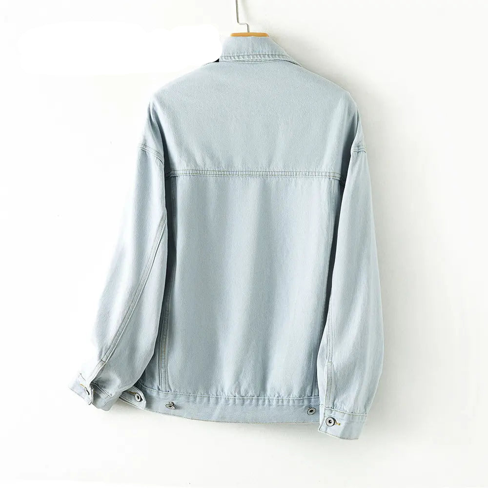 Vestes en Jean amples décontractées pour femmes