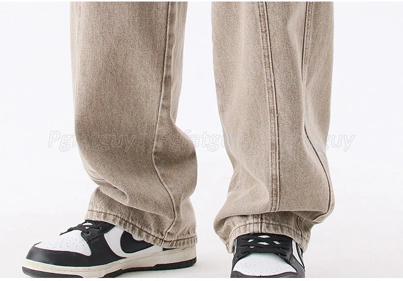 Veste en jean délavée rétro pour hommes