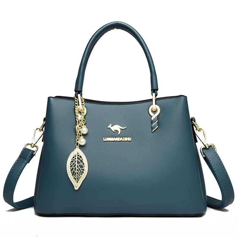 Sac fourre-tout en cuir de luxe pour femmes