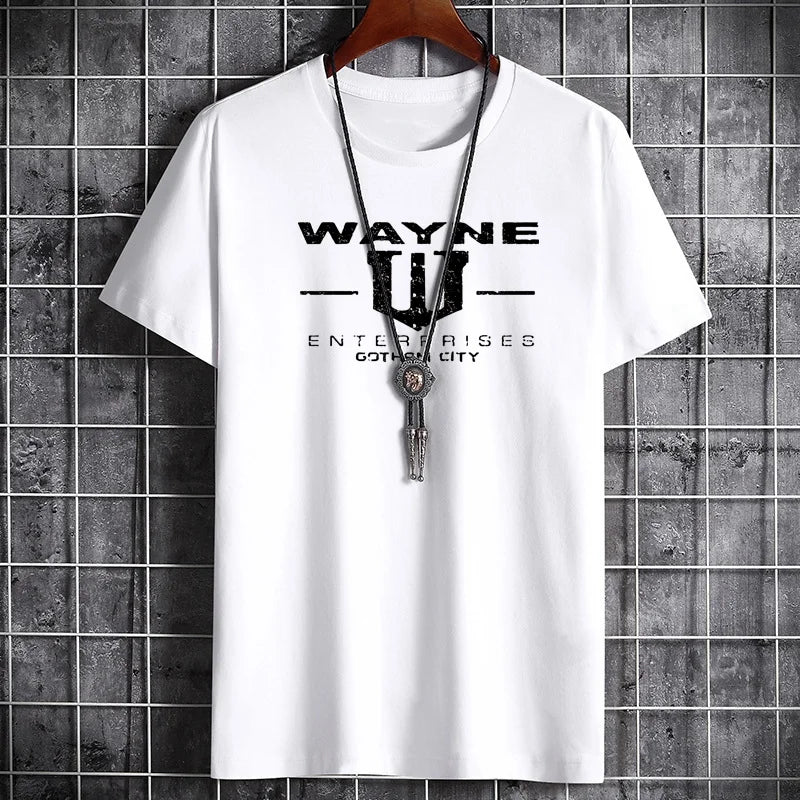 T-shirt d'été en pur coton pour hommes