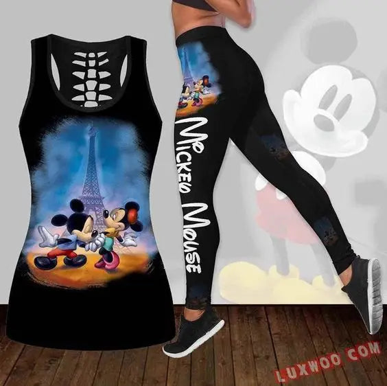 Ensemble débardeur et Leggings Disney  Stitch  pour femmes