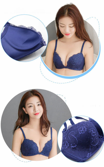 Soutien-gorge Push-Up en dentelle pour femmes