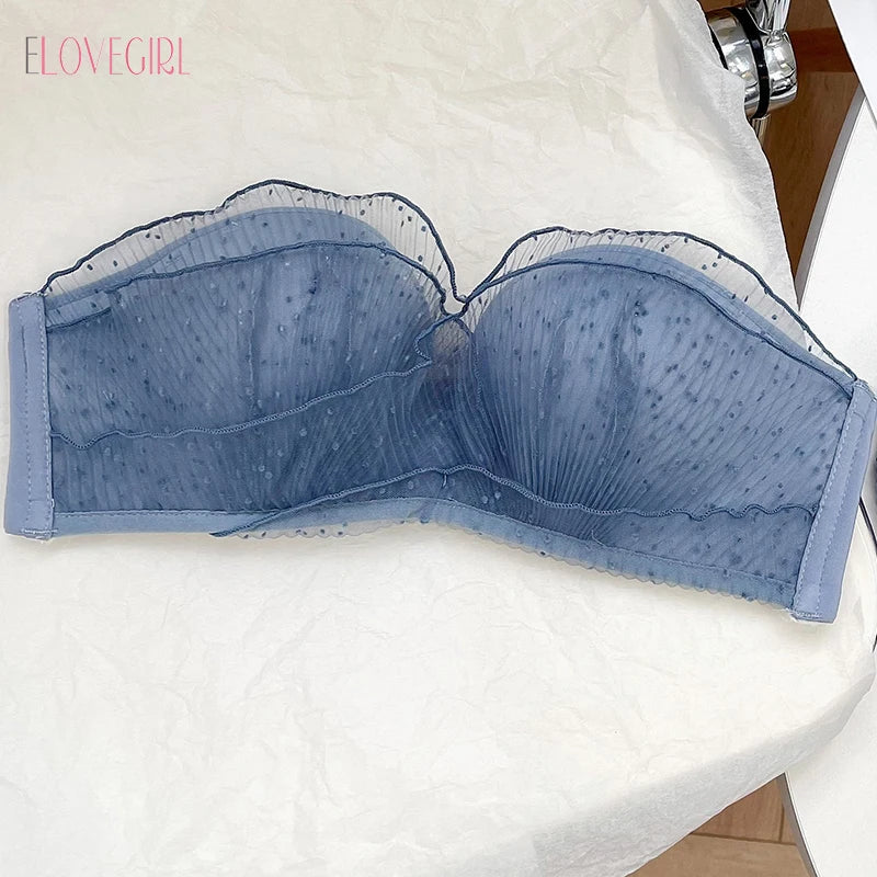 Soutien-gorge Push Up sans bretelles pour femmes, sous-vêtements Sexy, Invisible, sans couture, dos nu