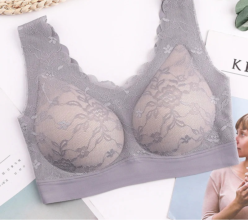 Soutien-gorge sans coutures grande taille 3XL 4XL pour femmes