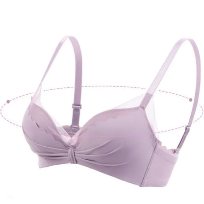 Ensembles Soutien-gorge en dentelle florale  et culotte pour femmes soutien-gorge push-up