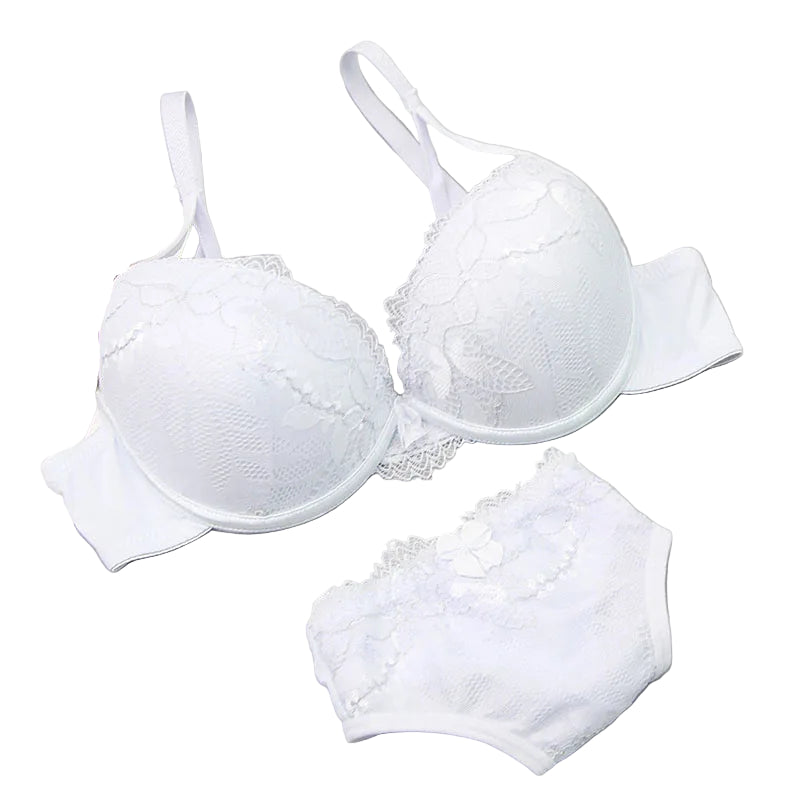 Ensemble de soutien-gorge Push Up en dentelle pour femmes
