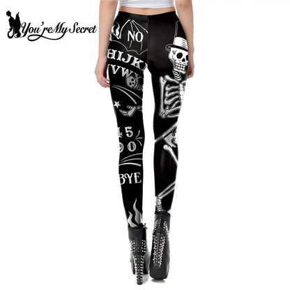 Leggings de planche Ouija pour femme, imprimé en 3D