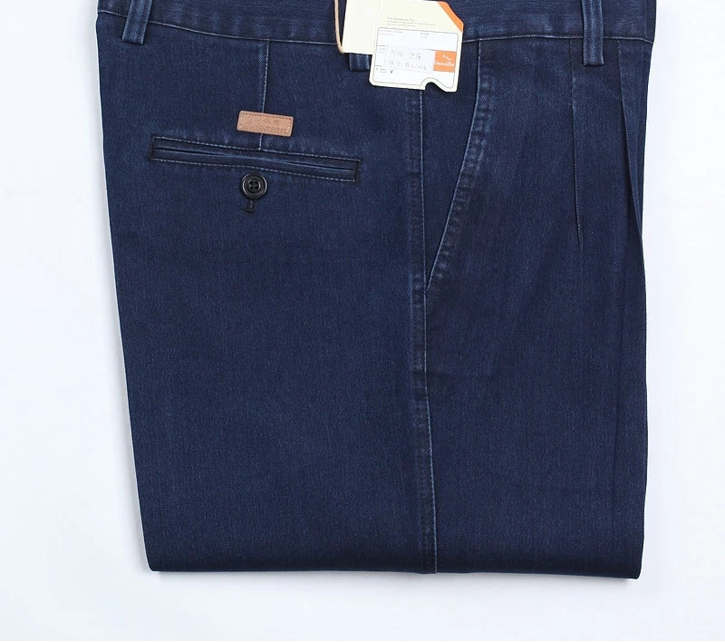 Jean denim bleu pour hommes
