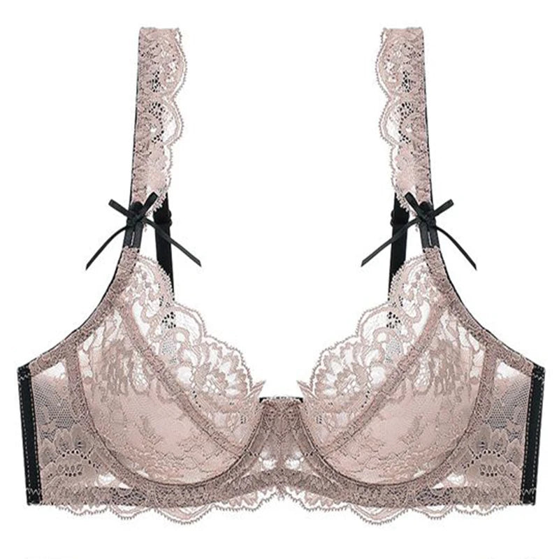 Soutien-gorge sexy en dentelle avec découpes pour femmes