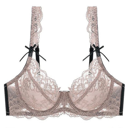 Soutien-gorge push-up en dentelle grande taille pour femmes