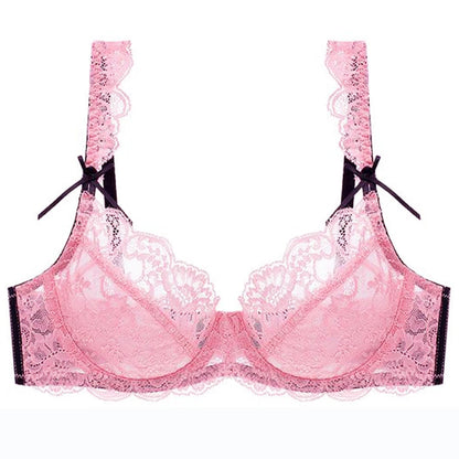 Soutien-gorge push-up en dentelle grande taille pour femmes