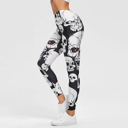 Leggings Crâne Imprimé pour femmes