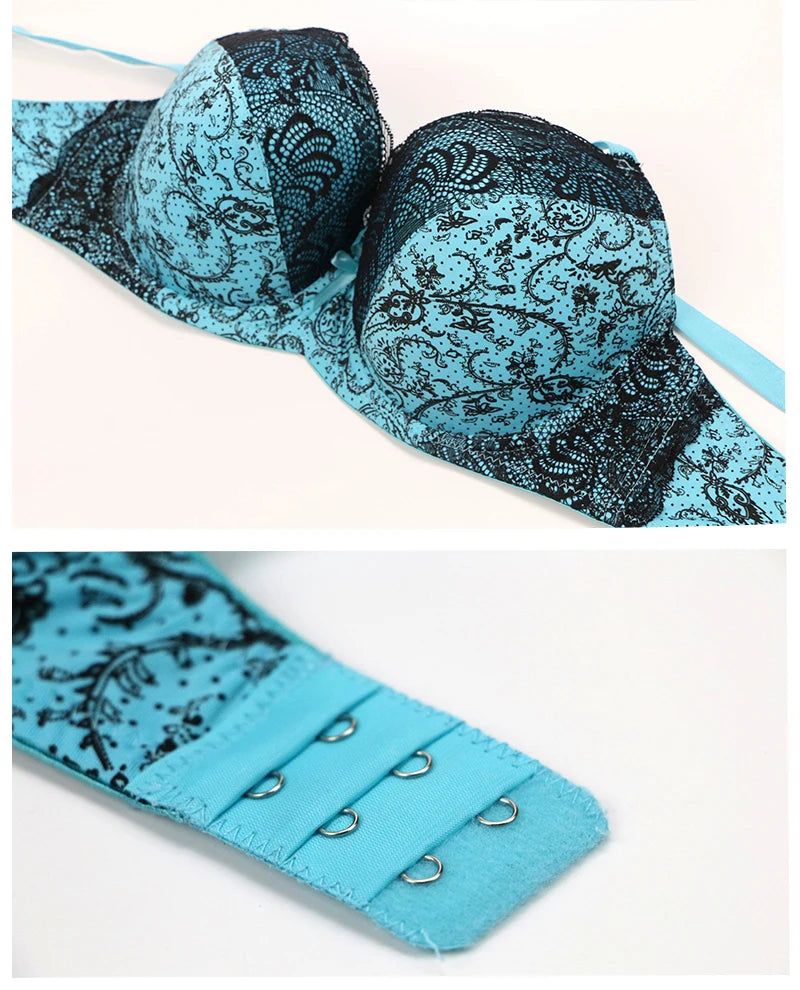 Ensemble de soutien-gorge imprimé femmes