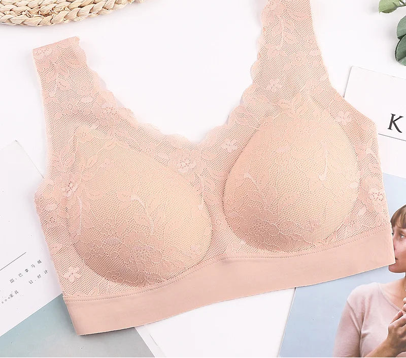 Soutien-gorge sans coutures grande taille 3XL 4XL pour femmes