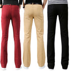 Pantalon évasé fin pour hommes