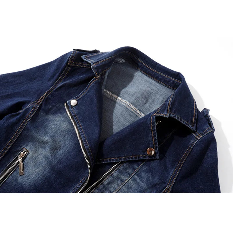 Veste en jean élastique pour femme