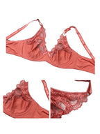 Soutien-gorge push-up en dentelle ultra-fin pour femmes