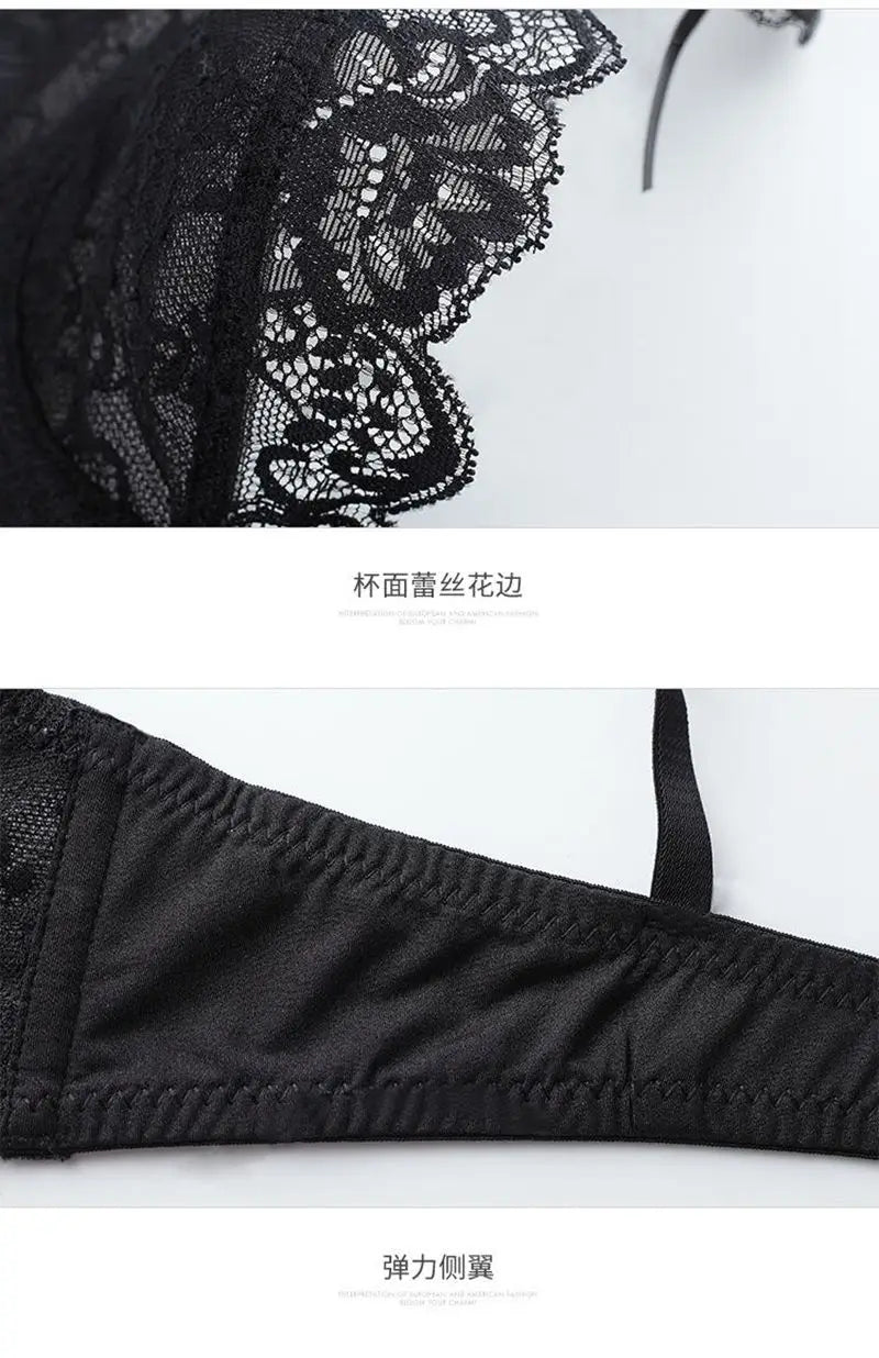 Soutien-gorge push-up en dentelle grande taille pour femmes