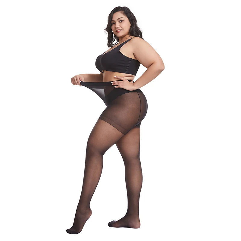 Collants XXXL à élasticité pour femmes