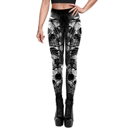 Legging sexy gothique Satan pour femme