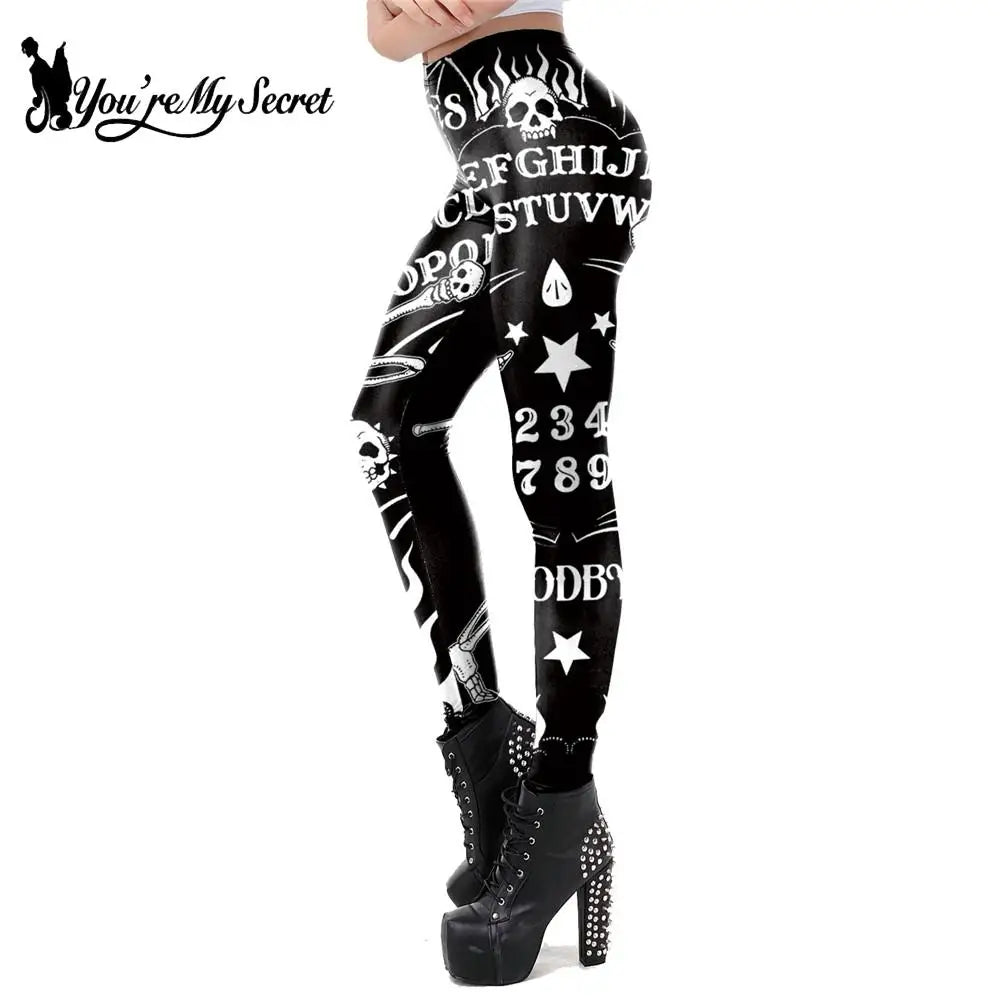 Leggings de planche Ouija pour femme, imprimé en 3D