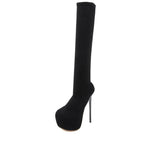 Cuissardes à talons plateforme pour femme