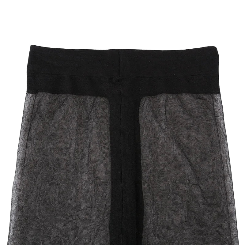 Collants noirs en nylon 15D pour femmes