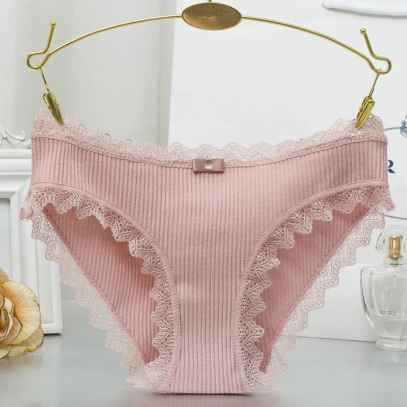 Culottes pour femmes en coton Sexy en dentelle