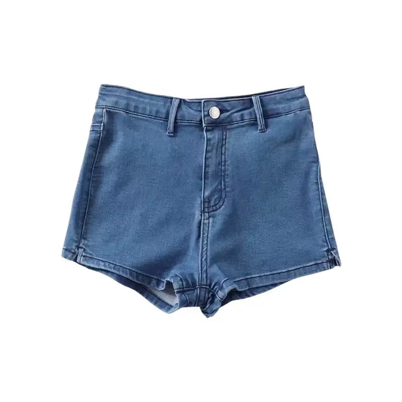 Shorts en jean mini taille haute pour femmes