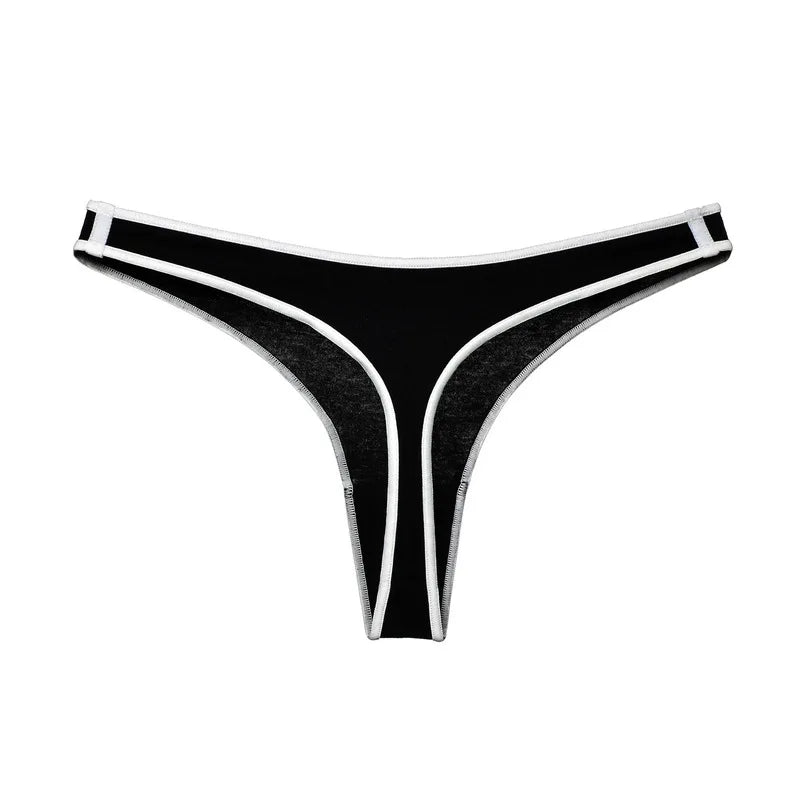 G String tongs taille basse coton Tanga  sans couture pour femmes