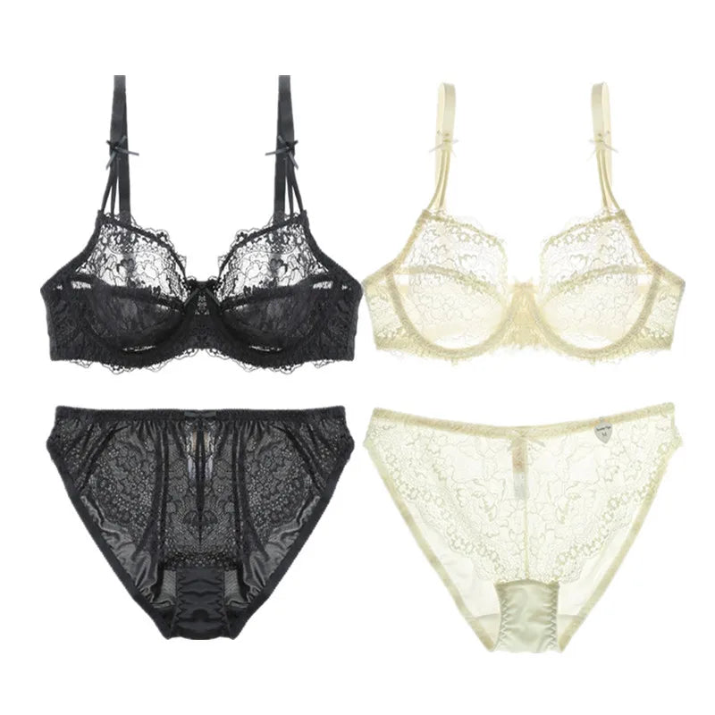 Ensemble de sous-vêtements en dentelle pour femme