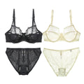 Ensemble de sous-vêtements en dentelle pour femme
