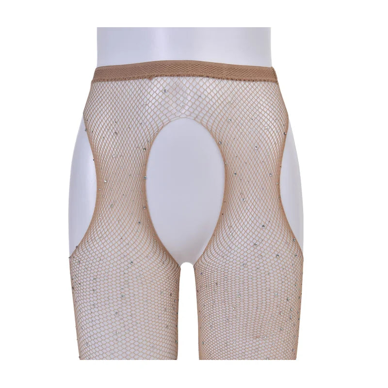 Bas de corps longs en résille pour femmes