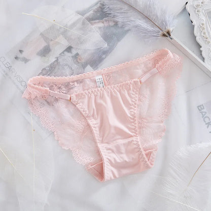 Sous-vêtements pour femmes sexy en dentelle transparent sans couture