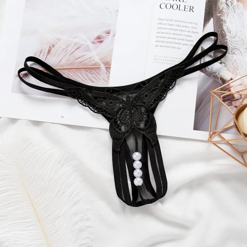 G String sous-vêtements pour femmes perles