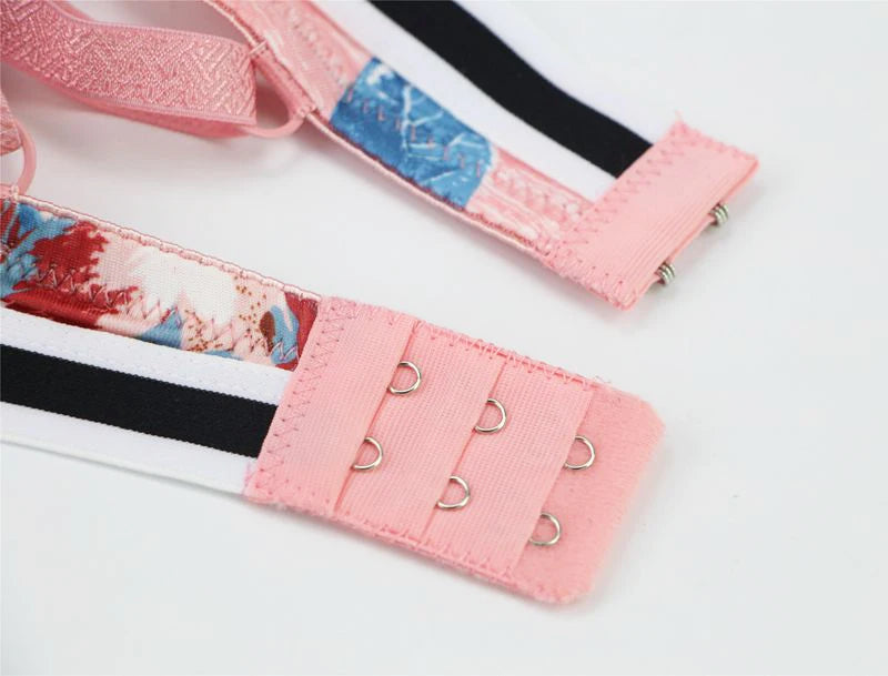 Ensemble de lingerie ultra-mince en gaze transparente pour femmes