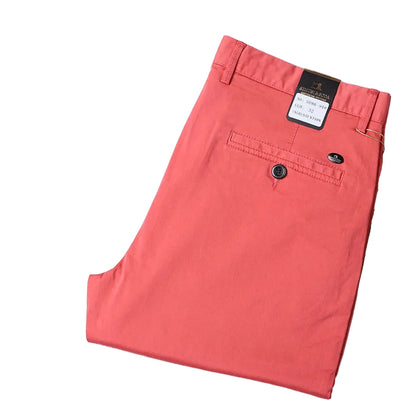 Pantalon de costume fin d'été de couleur unie pour hommes