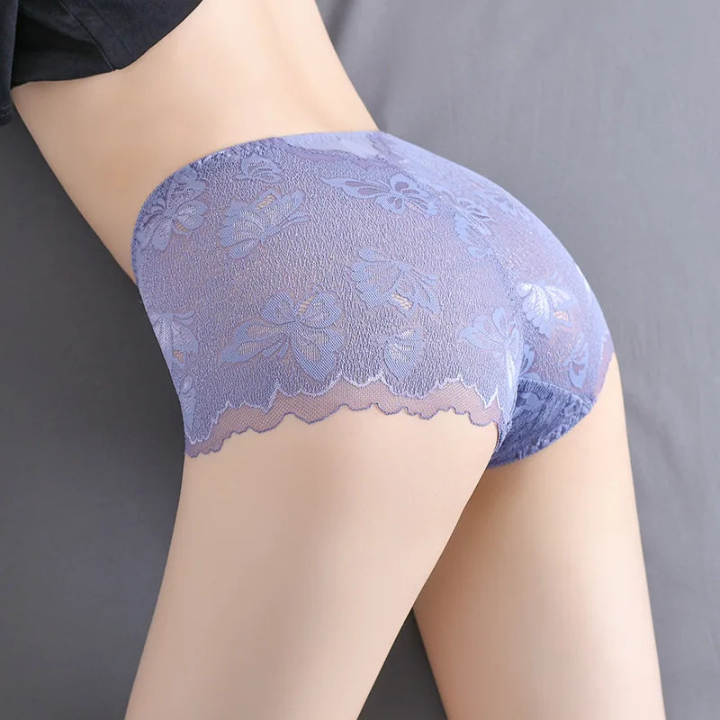 Sous-vêtements Sexy pour femmes grande taille lingerie dentelle culotte papillon