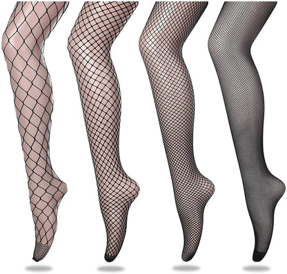 Collants résille en maille pour femmes