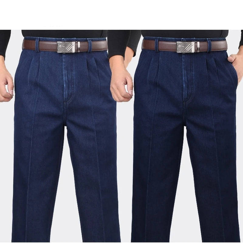 Jean denim bleu pour hommes