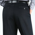 Pantalon droit taille haute pour hommes