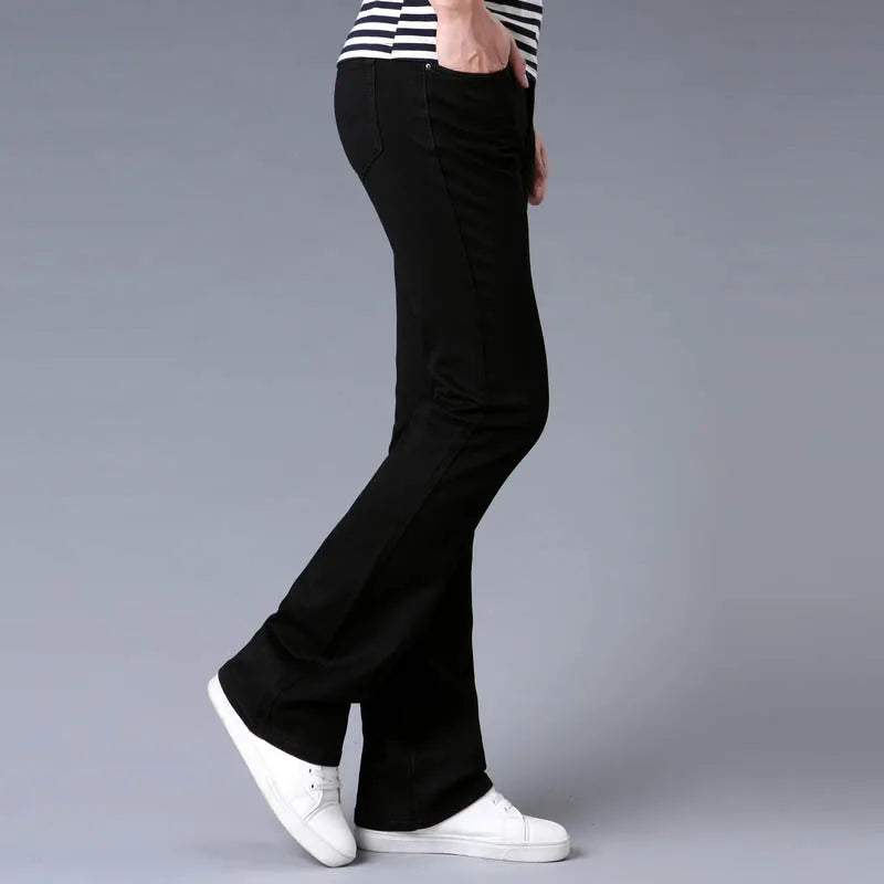 Pantalon évasé fin pour hommes