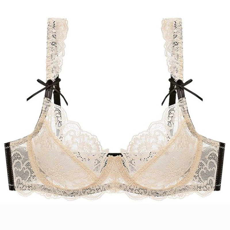 Soutien-gorge sexy en dentelle avec découpes pour femmes