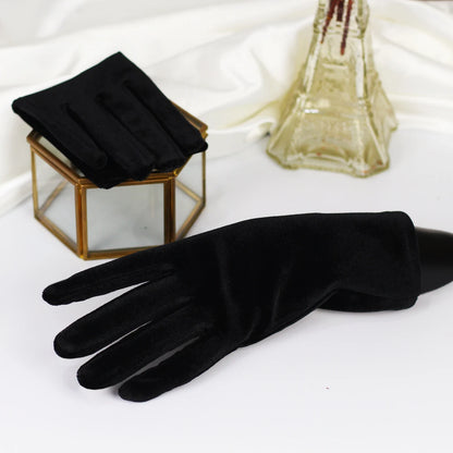 Gants de mariée mariées de doigt de poignet de velours confortable