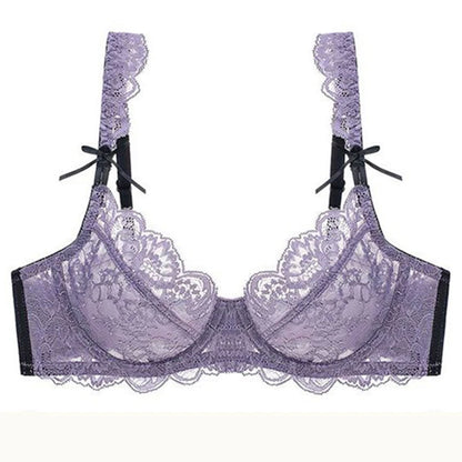 Soutien-gorge push-up en dentelle grande taille pour femmes