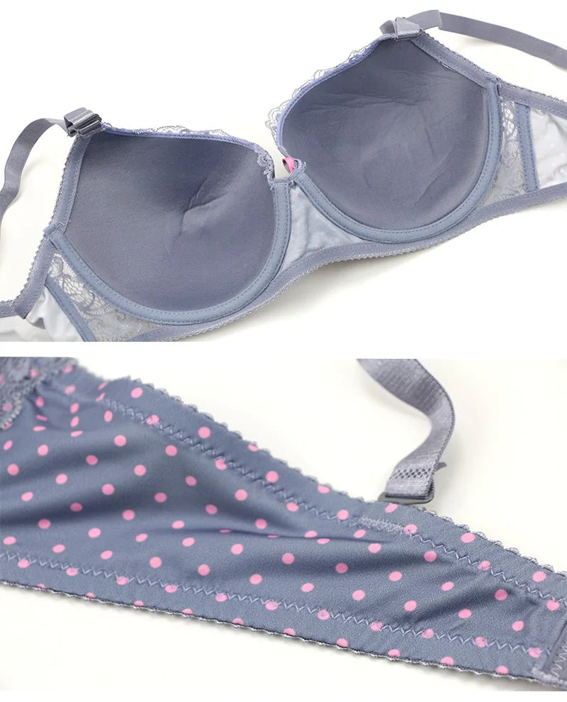 Soutien-gorge push-up sexy sans coutures en dentelle pour femmes
