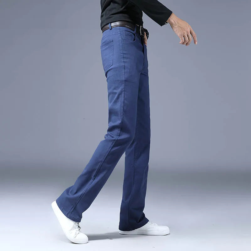 Pantalon évasé fin pour hommes