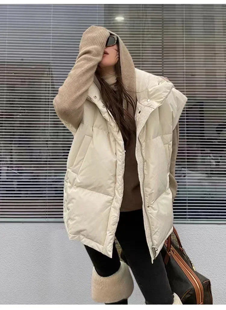 Veste en duvet de coton pour femmes